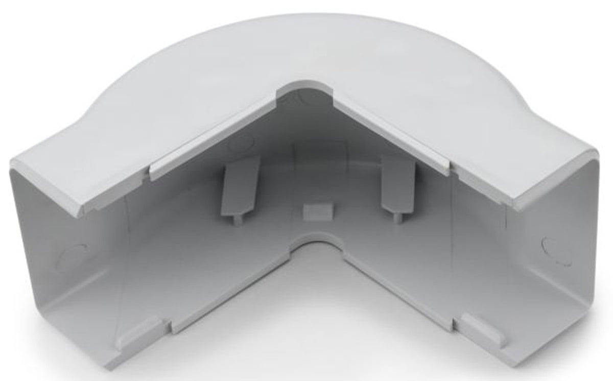 Hellermann Tyton 1 3/4" White External Right Angle