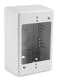 Single Gang Junction Box, 2.0" Deep, PVC, White