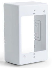 Single Gang Junction Box, 2.77" Deep, PVC, White