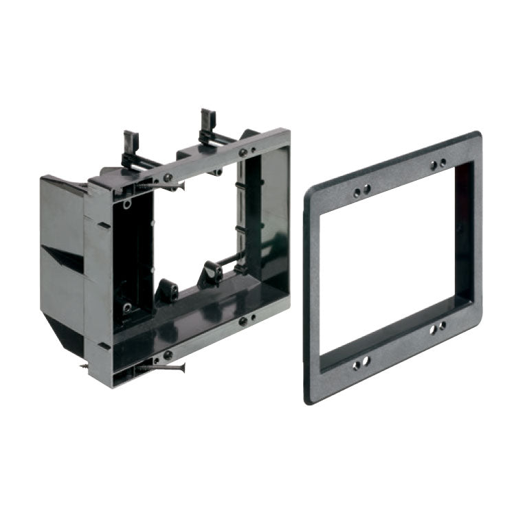 Recessed 3-Gang TV Box for Power and Low Voltage