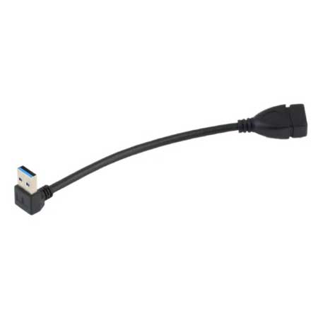 USB 3.0 Adapter Extension - Up Direction R/A Plug