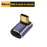 USB 4 Type C Right Angle Adapter