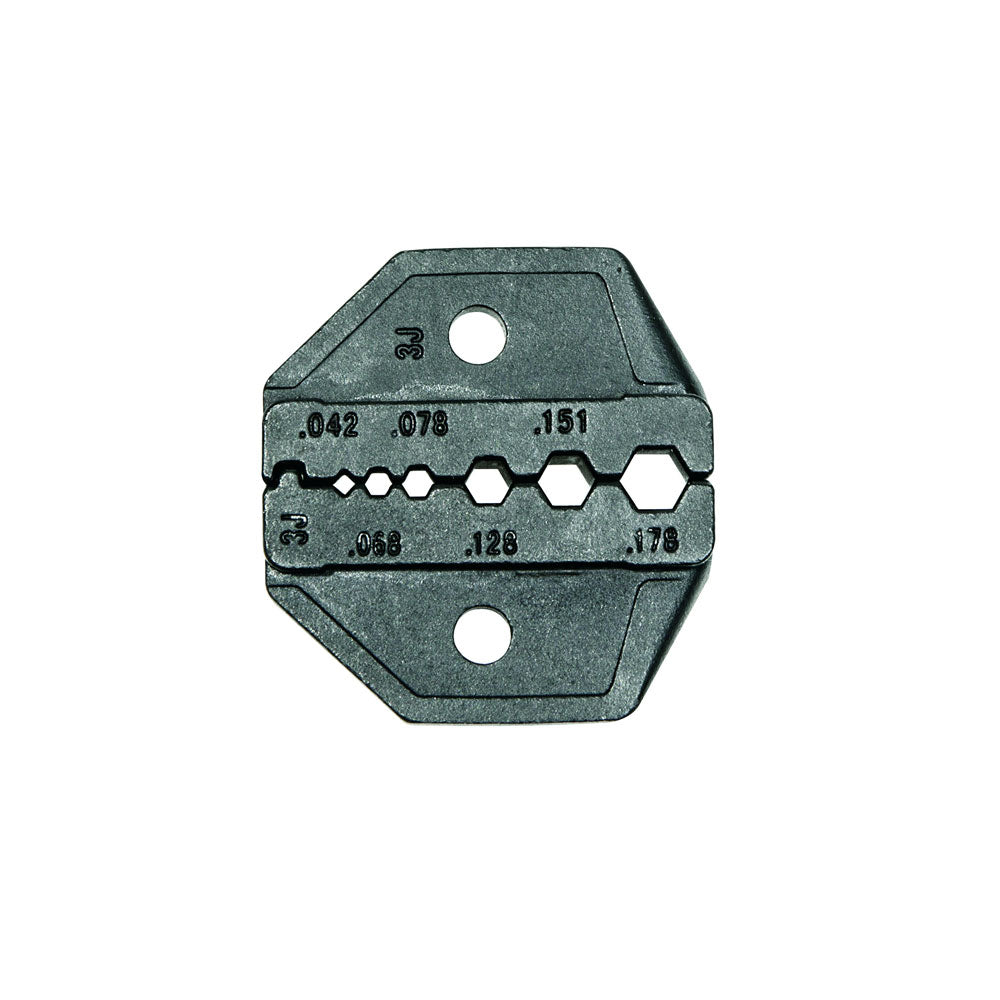 Coaxial Hex-Crimp Die Set: RG174/179/Belden 8218 and Fiber Optic