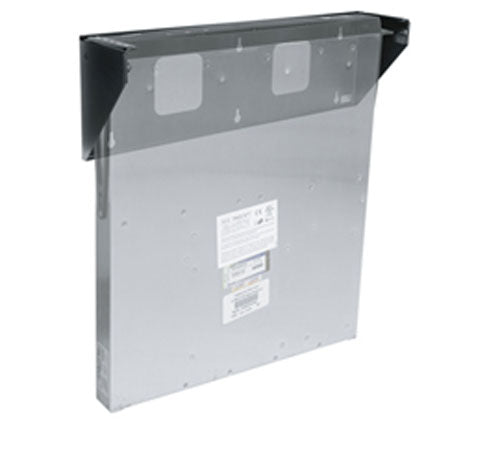 2 Space Hinged Panel Wall Mount Rack 6" Deep