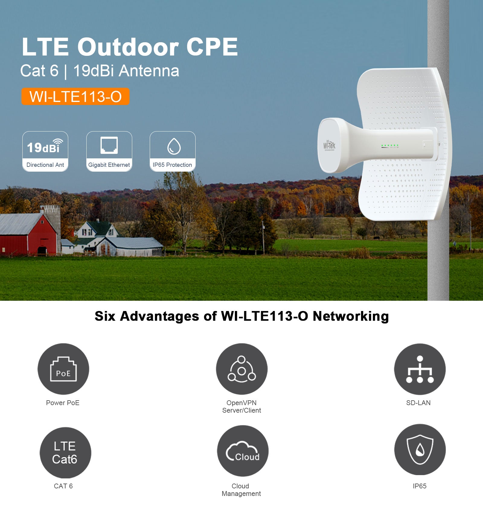 outdoor 4g network antenna advantages