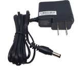 AC Adapter: 9VDC 600mA, 2.1x5.5mm (+)