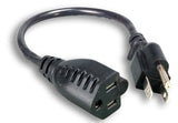 AC Cord / Power Strip Liberator #16AWG 3 Conductor, 1 foot - We-Supply
