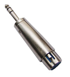 Adaptor: 1/4" Balanced Stereo Plug to XLR Jack - We-Supply