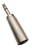 Adaptor: 1/4" Balanced Stereo Plug to XLR Plug - We-Supply