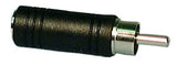 Adaptor: 3.5mm Mono Jack to RCA Plug