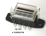 ATC Type Fuse Block With Cover (4 Circuit)