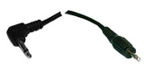 Audio Adaptor Cable, 3.5mm Plug to R/A 3.5mm Plug, 6 ft - We-Supply