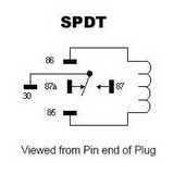 Automotive Relay, 12VDC SPDT 50A/30A - We-Supply