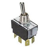 Bat Handle Toggle Switch On/Off/On DPDT 20A-125V .250" QuickConnect - We-Supply