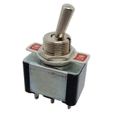 Bat Handle Toggle Switch, On/On 6A-125VAC - We-Supply
