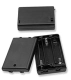 Battery Holder, (3) AA Cell w/ Cover and Switch