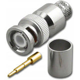 BNC Male Crimp Connector LMR400 Machined - We-Supply