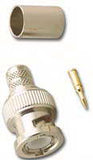 BNC Male Crimp Connector RG6 Machined - We-Supply