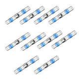 Butt Connectors, Solder Ring Style, Blue, 16-14AWG, 10pcs