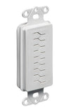 Cable Entry Plate with Slotted Cover, White