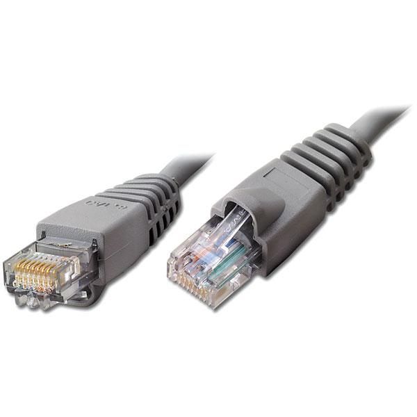 Cat5E Patch Cable 15' Gray, Category 5 Enhanced - We-Supply
