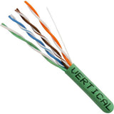 Cat5e Riser Cable, 4 pair Solid UTP, Green