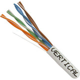 Cat5e Riser Cable, 4 pair Solid UTP, White
