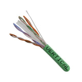 Cat6 Riser Cable, 4 pair Solid UTP, Green