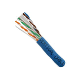 Cat6a Riser Cable, 4 pair Solid UTP, Blue