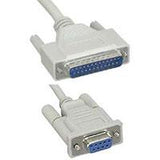 Computer Cable: 25 Pin Male to 9 Pin Female, 10 ft
