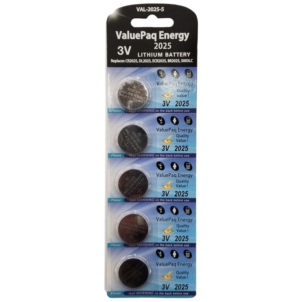 CR2025 Battery Value 5 Pack - We-Supply
