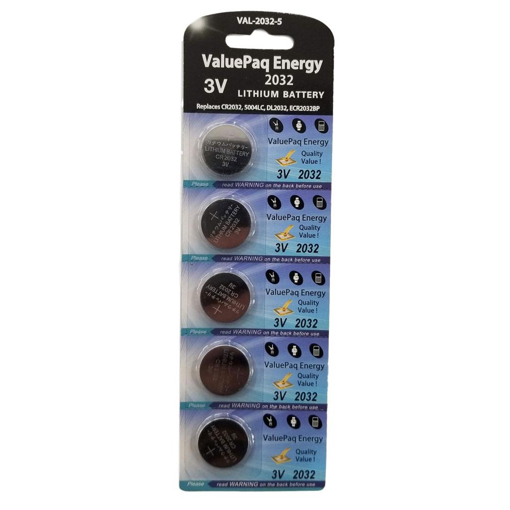 CR2032 Battery Value 5 Pack - We-Supply