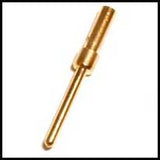 D-Sub Male Indent Crimp Machined Pin: 24-20awg 100 pack
