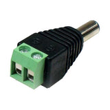 DC Plug, 2.1 x 5.5mm to Screw Terminals - We-Supply