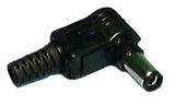 DC Plug, 2.1MM x 5.5MM Right Angle, Inline, Plastic Housing - We-Supply