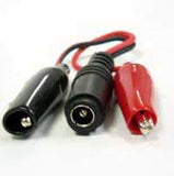 DC Power Adapter: 2.1 x 5.5mm Jack to Alligator Clips