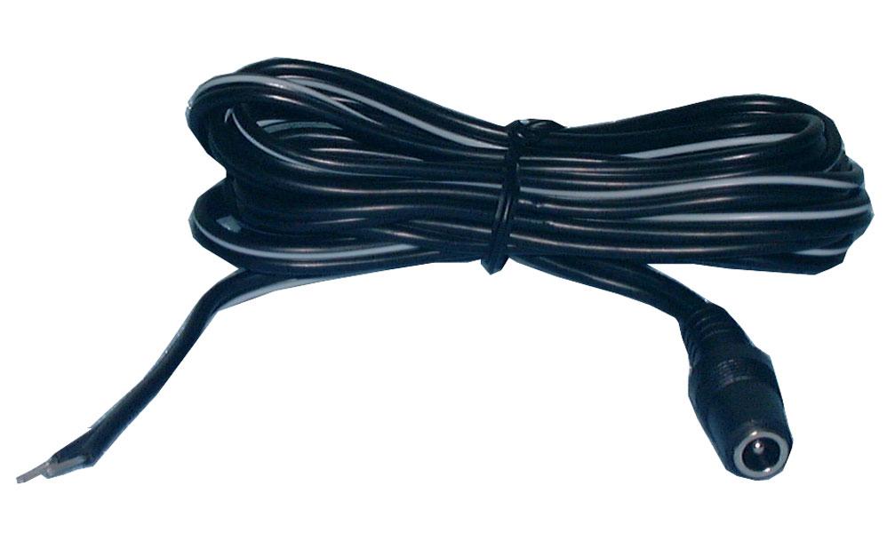 DC Power Cord, 2.5 x 5.5mm Jack to Bare Leads, 6 ft/22awg - We-Supply