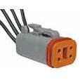 Deutsch 4-Way Plug with Female Contacts - We-Supply