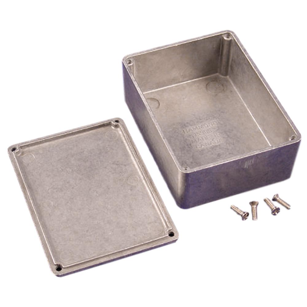 Die-Cast Aluminum Chassis Box, 4.4" x 3.2" x 1.6" - We-Supply