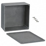 Die-Cast Aluminum Chassis Box, 4.70" x 4.70" x 2.17" - We-Supply