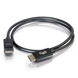 Displayport Cable with Latches, 3 foot - We-Supply