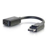Displayport Male to HDMI Female Adaptor, Black - We-Supply