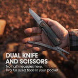 Dual Cutter Pocket Knife & Scissors - We-Supply