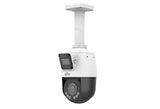 Dual Lens PTZ IP Camera, 2+2MP, 4X Zoom Lens - We-Supply