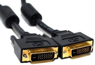 DVI-D Dual Link Male to DVI-D Dual Link Male, 28 AWG, 25 ft - We-Supply