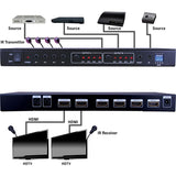 Evolution HDMI 4x2 4K2K Compact Matrix Selector Switch - We-Supply