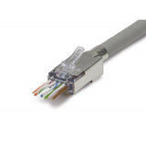 ezEX44 Shielded, External Ground, CAT6 Connector - We-Supply