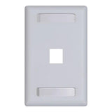 Faceplate ID Window with 1 Port, White - We-Supply