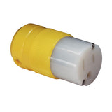 Female AC Connector, 15A 125VAC, Yellow