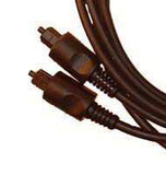 Fiber Optic Audio Cable, Toslink to Toslink, 15'